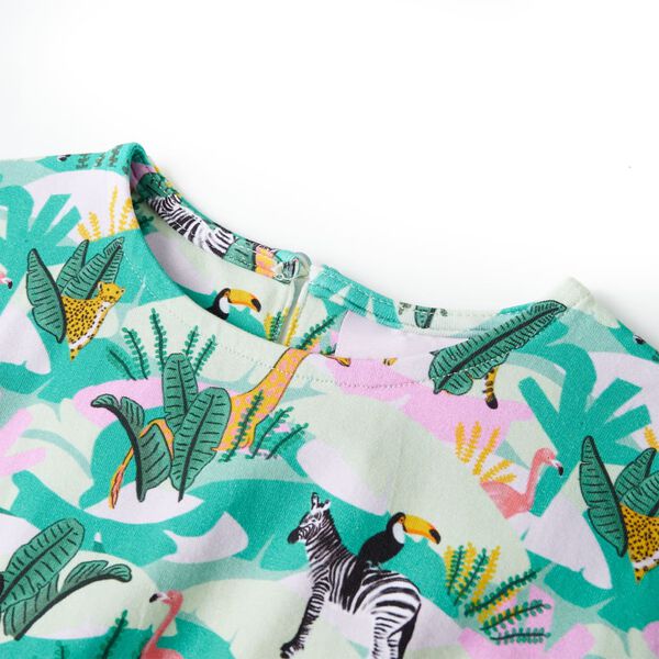 Vaikiška suknelė, šviesiai mėtinės spalvos, 92 dydžio