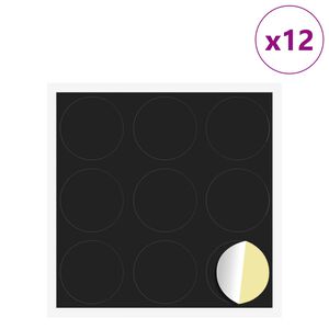 vidaXL Savistovaus Dangčio Varžtas 12 pcs Juoda &Oslash; 20 x 0,5 mm