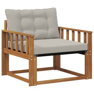 vidaXL Lauko sofos komplektas Kietasis akacijos medis ir Textilene