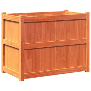 vidaXL Sodo lovelis, va&scaron;ko rudas, 90x50x70cm, pu&scaron;ies medienos masyvas