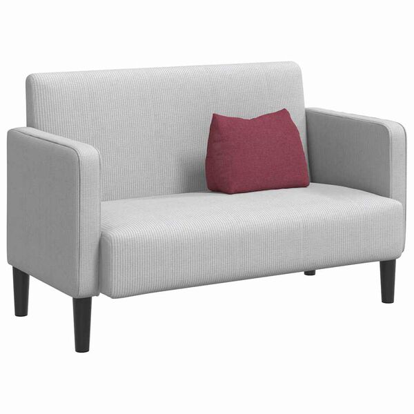 vidaXL Apsaugos Pagalvė Vyno raudona 45 x 20 x 35 cm audinys