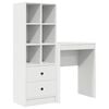 vidaXL Stalas Balta 105,5 x 34 x 127 cm 2 vnt.