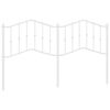 vidaXL Metalinis pakaitinis galvūgalis, baltos spalvos, 160cm