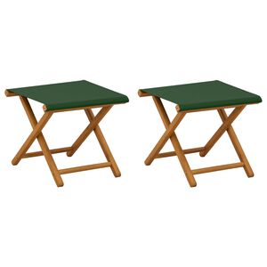 vidaXL Gulintojas 2 pcs Kietas eukalipto medis Žalia