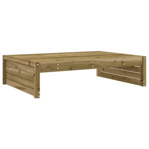vidaXL Sodo pakoja, 120x80cm, impregnuota pu&scaron;ies mediena