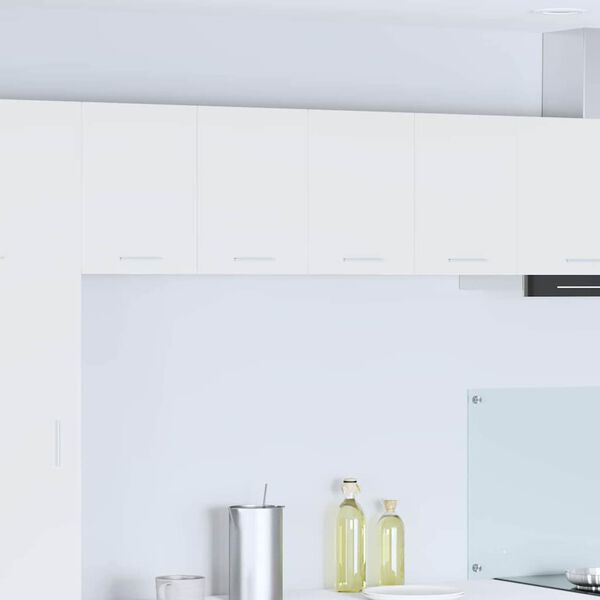 vidaXL Pakabinama spintelė su saugykla 2 pcs Balta 60 x 31 x 40 cm