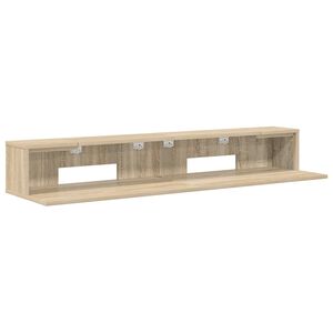 vidaXL Studijos stalas Sonoma ąžuolas 130 x 36 x 19,5 cm