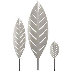 vidaXL Sodo kuolas 3 vnt. 116,5 x 35 x 3 cm Nerūdijantis plienas