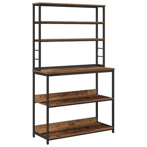 vidaXL Virtuvės lentyna 5 auk&scaron;tų 100 x 40 x 168 cm Apdirbta mediena