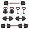vidaXL 4-in-1 Hantelių Barbell Kettlebell Rinkinys 30 kg