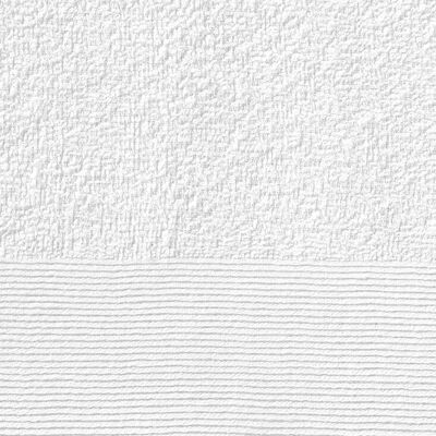 vidaXL Vonios rankšluosčiai, 25vnt., balti, 100x150cm, medvilnė