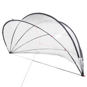 vidaXL Baseino kupolas Skaidrus 472 x 460 x 229 cm PVC
