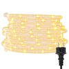 vidaXL LED juosta su 1200 &scaron;iltos baltos spalvos LED, 50m, PVC