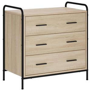 vidaXL Stalčių spintelė Sonoma ąžuolas 70 x 39,5 x 71 cm