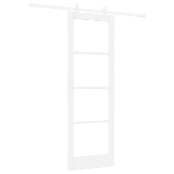 vidaXL Slankios durys Balta 73,5 x 211 cm