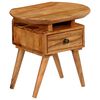 vidaXL Naktinis staliukas, 45x35x45cm, akacijos medienos masyvas