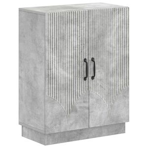 vidaXL Vonios saugojimo spintelė HOORN Betono pilka 59,5 x 31 x 77 cm