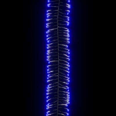 vidaXL LED lempučių girlianda, 7,4m, PVC, 400 mėlynų LED, tanki
