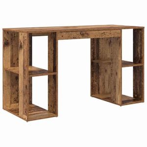 vidaXL Stalas Senovinis medis Apdirbta mediena 130 x 50.5 x 75 cm
