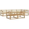 vidaXL Lauko sofos komplektas 8 pcs Balta 325 x 166,5 x 73 cm