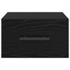 vidaXL &Scaron;alia lovos spintelė juoda ąžuolo 35 x 35 x 20 cm