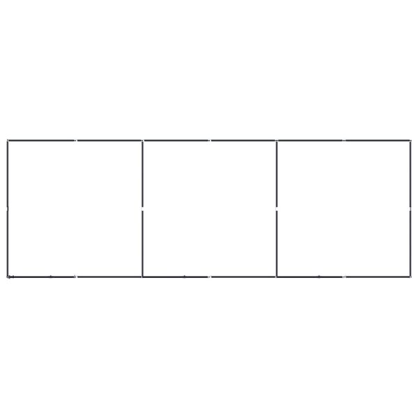 vidaXL Lauko voljeras šunims, plienas, 11,06m²