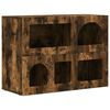 vidaXL Kabalas ELST Rūkyta ąžuolas 80.5 x 35 x 59 cm Apdirbta mediena