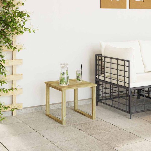 vidaXL Gulimosios lovos stalas Ruda 40 x 40 x 36 cm