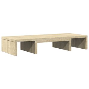 vidaXL Monitoriaus stovas, ąžuolo, 60x24x10,5cm, apdirbta mediena