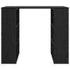 vidaXL Stalas Juodas ąžuolas 90 x 50 x 75 cm Apdirbta mediena