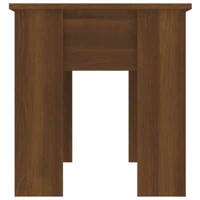 vidaXL Kavos staliukas, rudas ąžuolo, 101x49x52cm, apdirbta mediena