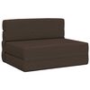 vidaXL Sulankstomas Sofa-Lovas Čiužinys Taupe 100 x 80 x 60 cm Audinys