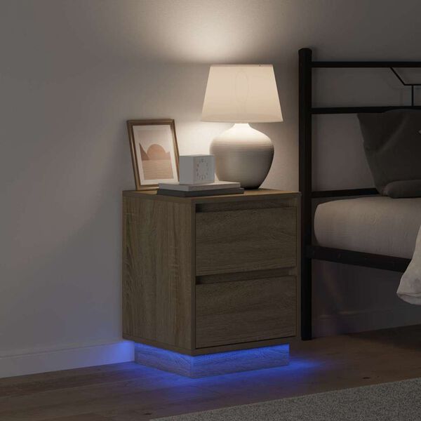 vidaXL &Scaron;alia lovos spintelė Sonoma ąžuolas 39 x 34,5 x 50 cm