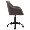 vidaXL Pasukama valgomojo kėdė, taupe spalvos, audinys (330376)