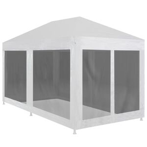 vidaXL Proginė palapinė su 6 tinklinėmis &scaron;oninėmis sienelėmis, 6x3m