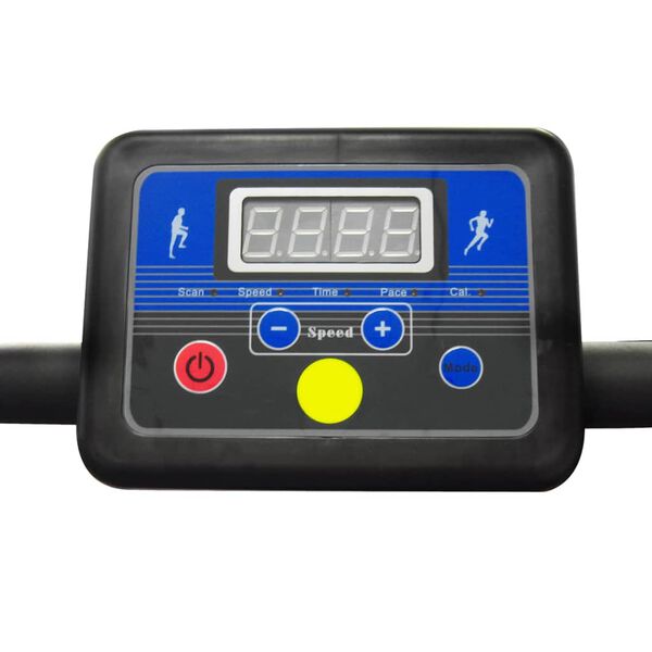 vidaXL Bėgtakis, 100 x 34 cm, su 3" LCD ekranu, 500 W
