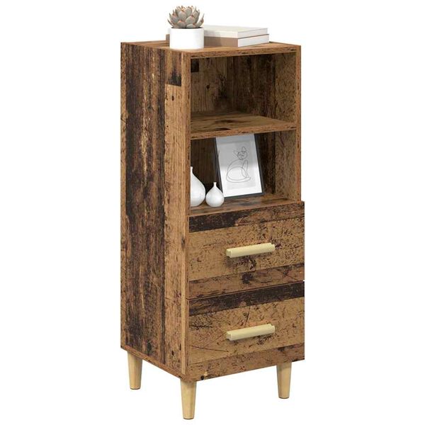 vidaXL Kabalas Sena mediena 34 x 34,5 x 90 cm Apdirbta mediena