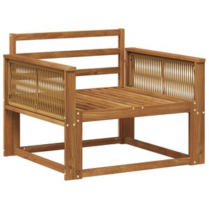 vidaXL Lauko Vidurinis Sofa Natūrali