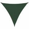 vidaXL Uždanga nuo saulės, tamsiai žalia, 3,6x3,6x3,6m, HDPE, 160g/m&sup2;