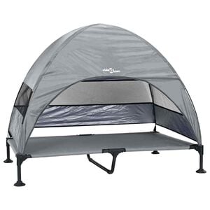 vidaXL Pakeltas &scaron;uns lova 127 x 81 x 108 cm Audinys ir plienas