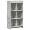 vidaXL Knygų lentyna Betono pilka 59 x 30 x 111 cm Apdirbta mediena
