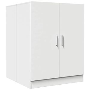 vidaXL Skalbimo ma&scaron;inos spintelė, baltos spalvos, 71x71,5x91,5cm