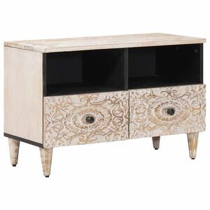 vidaXL Televizoriaus spintelė Balta 70 x 33,5 x 46 cm