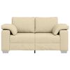 vidaXL Sofa Kreminė 160 x 77 x 82 cm audinys