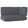 vidaXL Pallet pagalvių rinkinys Oksfordo audinys Antracito