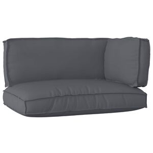 vidaXL Pallet pagalvių rinkinys Oksfordo audinys Antracito