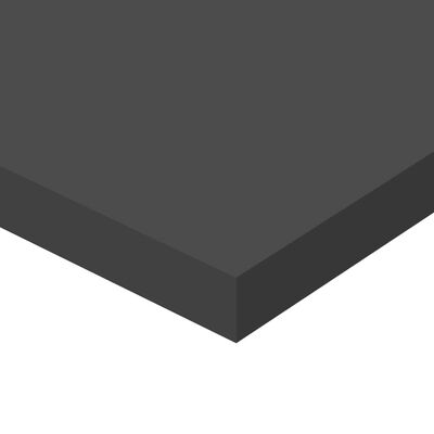 vidaXL Knygų lentynos plokštės, 4vnt., pilkos, 80x20x1,5cm, MDP