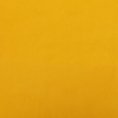 vidaXL Baro taburetės, 2vnt., geltonos spalvos, aksomas