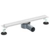 vidaXL 360&deg; Du&scaron;o Nutekėjimas su Plonu Modeliu Sidabrinė 50 cm