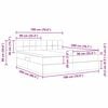 vidaXL Saugos lova su čiužiniu su galvūgalio Tamsiai pilka 90 x 200 cm